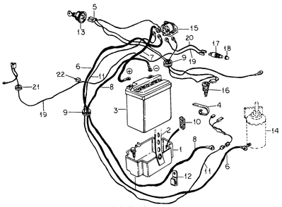Electric Starting Ii Diagram and Parts List for 182 0350027U-0350030U-132100-132399-133100-133399-134100-134399 Cub Cadet Lawn Tractor